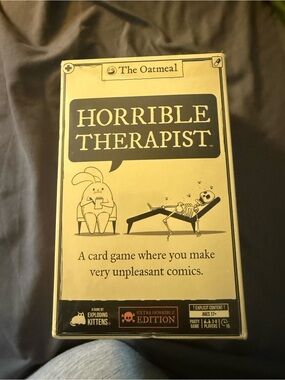 Horrible Therapist Card Game - Yellow